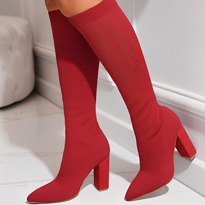 Marilyne - Elegante strikkede støvletter til kvinder