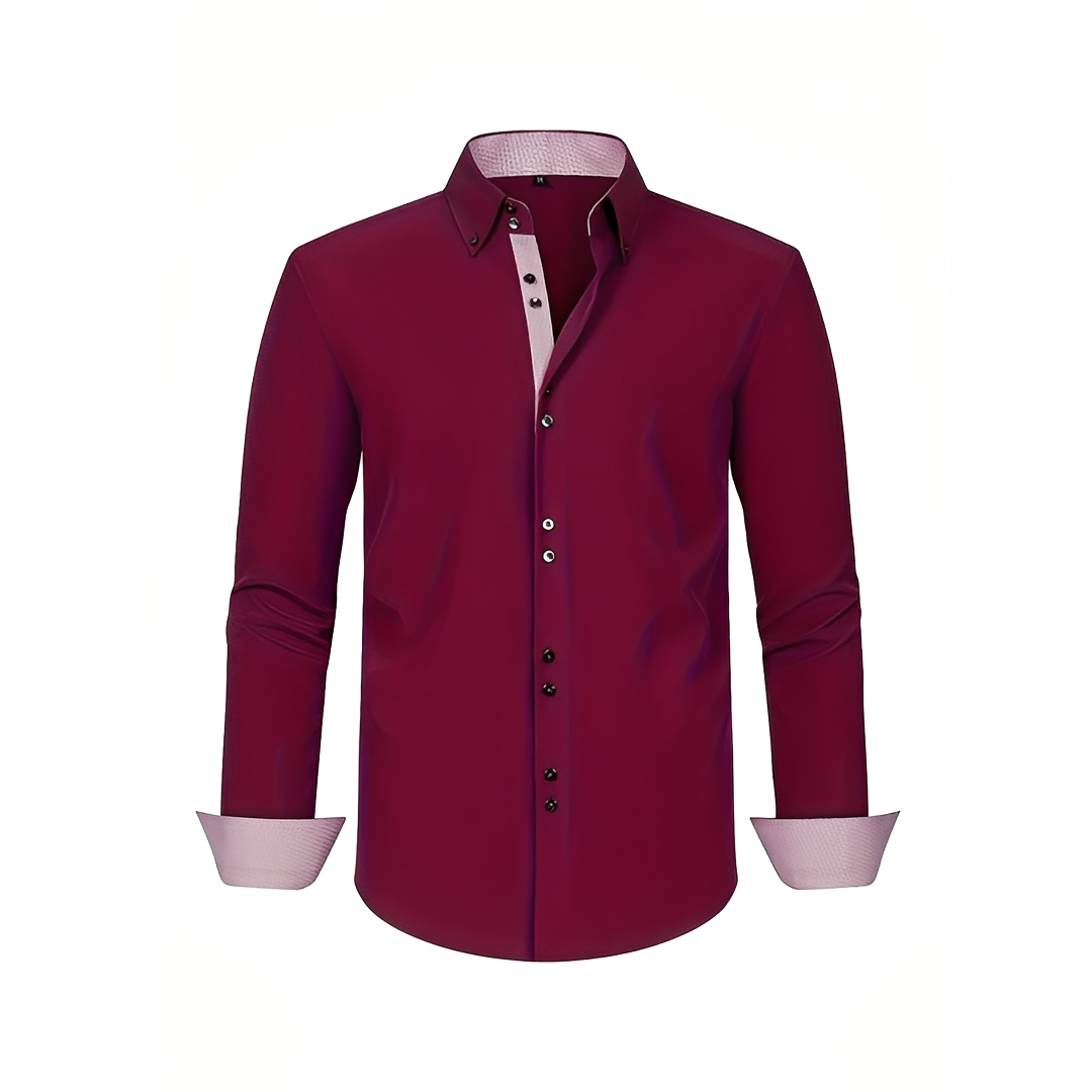 Cirk - Langærmet strækbar polo til mænd