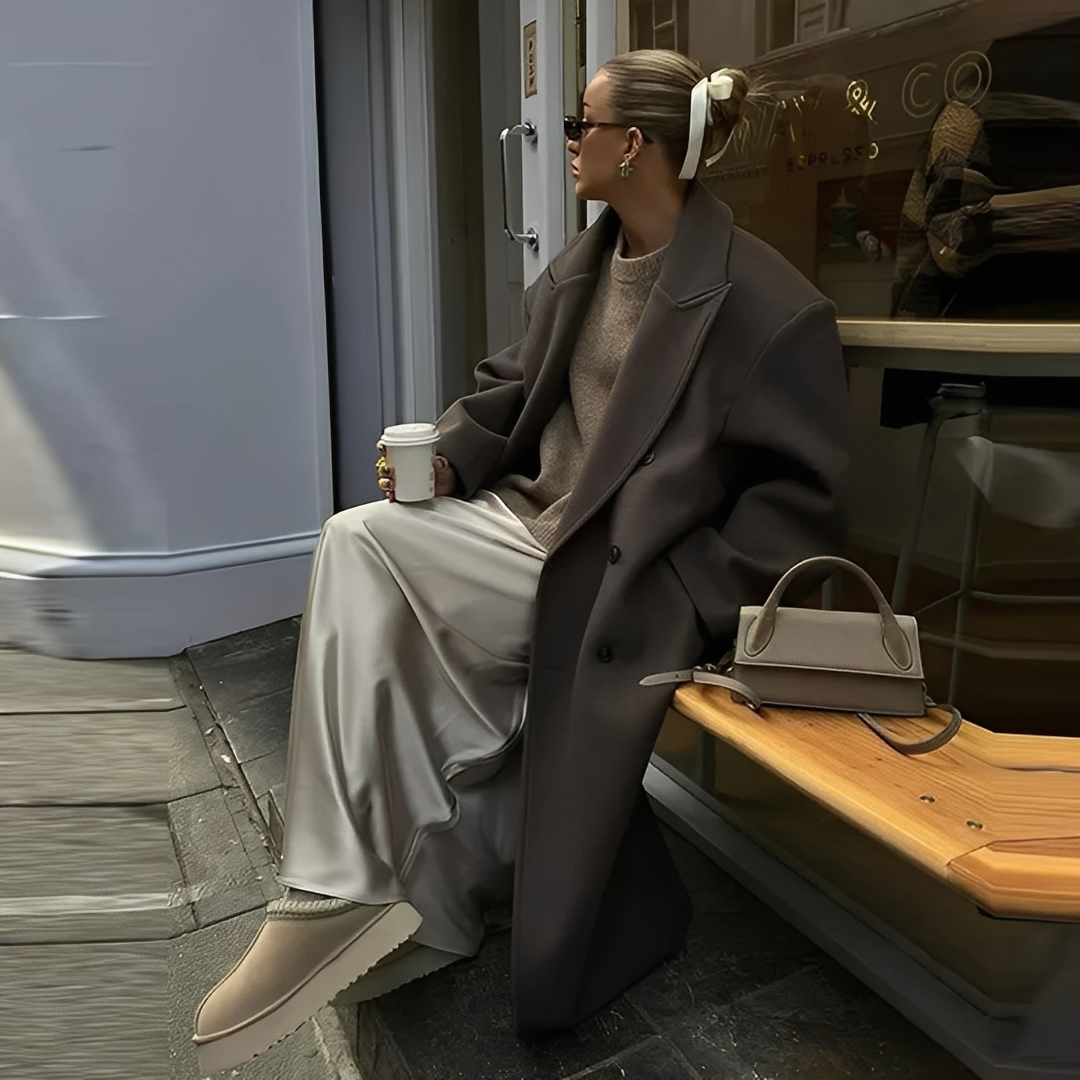 Bernarden - Behagelig oversize frakke til kvinder