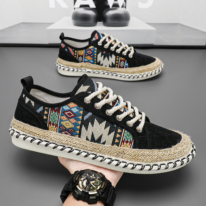 Liam - Stilfulde sneakers med print til herrer
