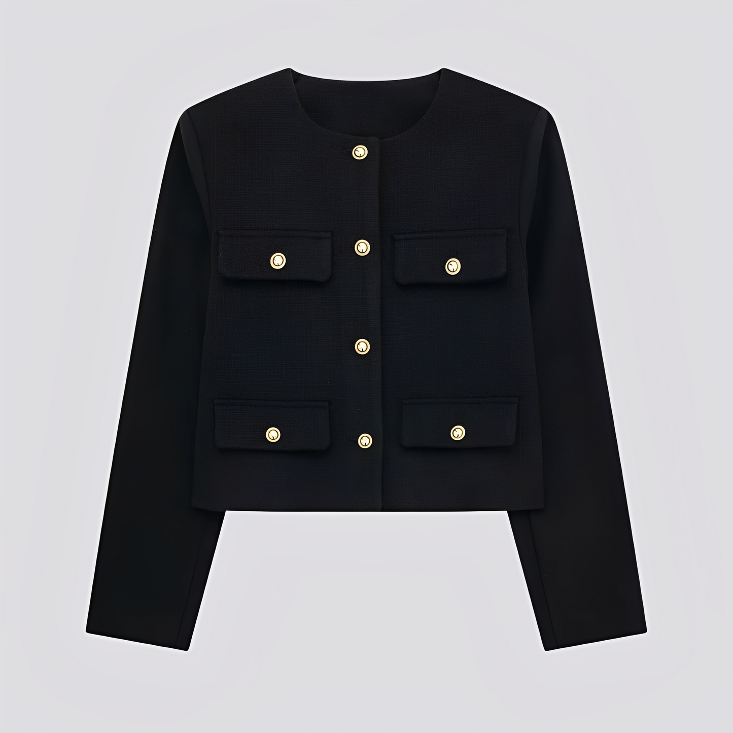 Emelia - Elegant kort frakke med knapper til damer
