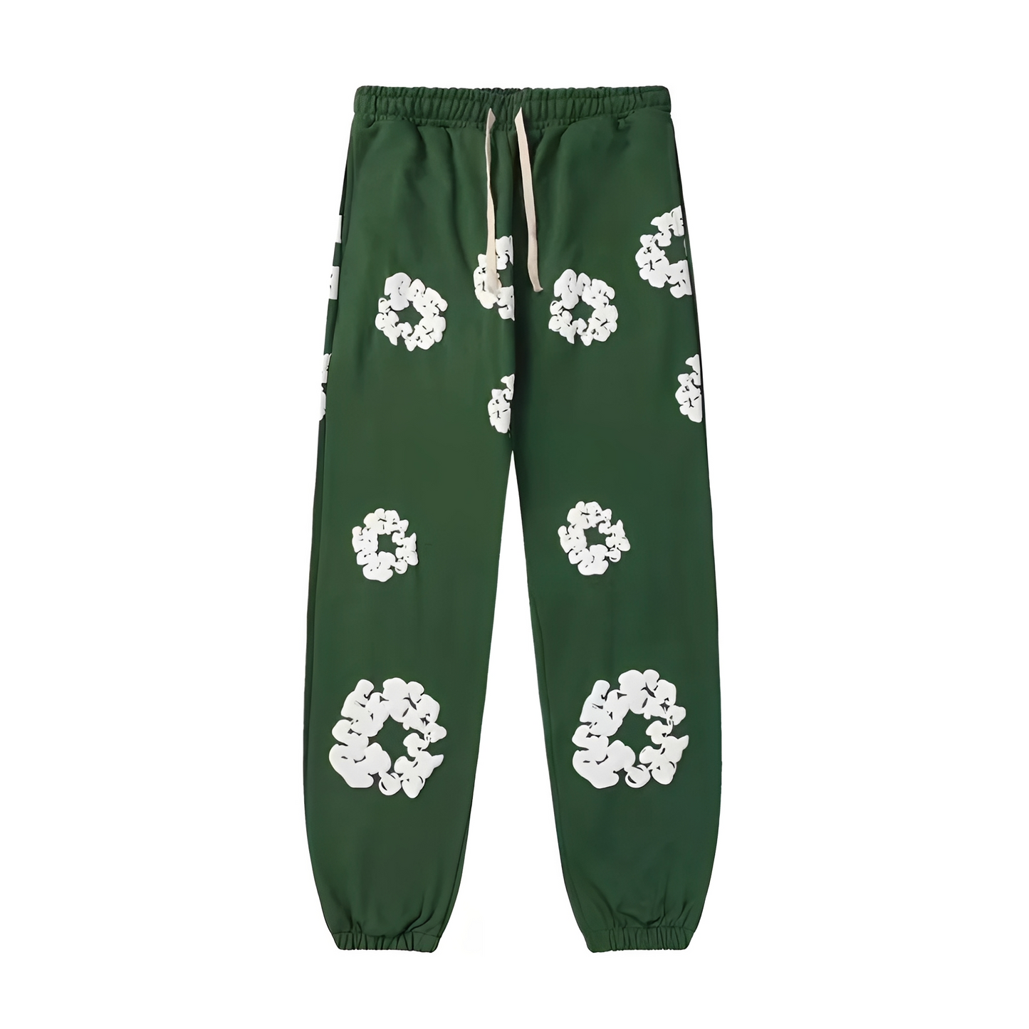 Theresa - Stilfuldt, løst siddende sæt med blomstermønster til damer