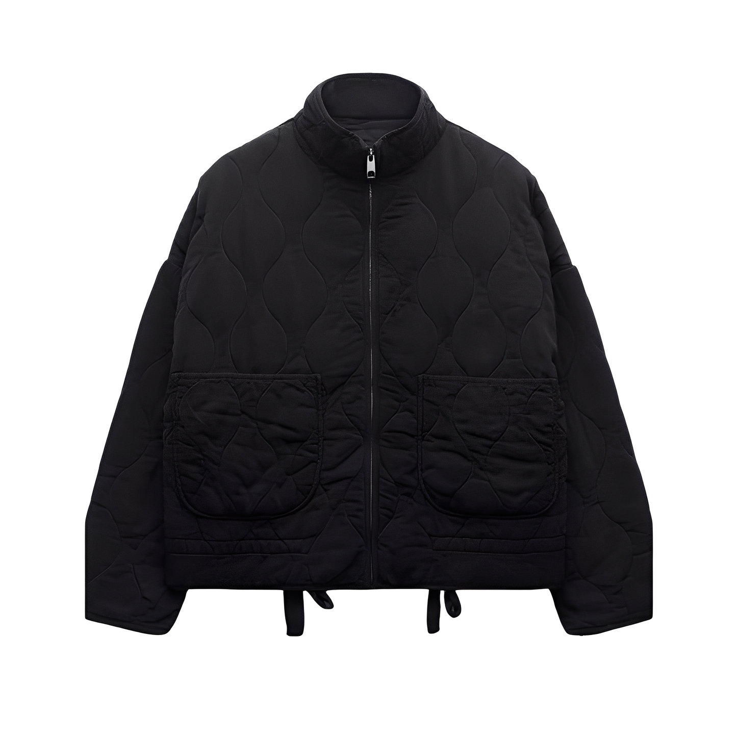 Honora - Klassisk, løs vatteret jakke til damer