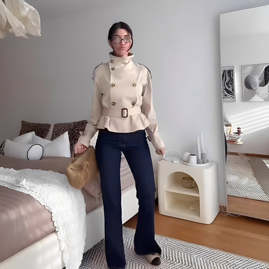 Cindy - Moderne trenchcoat til kvinder