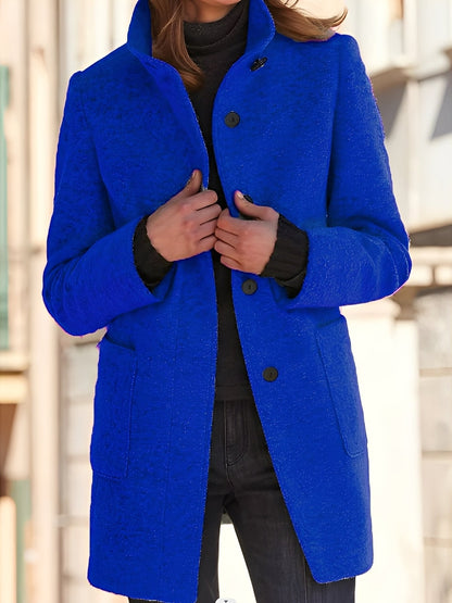 Julissa - Varm vinterfrakke med lomme til kvinder