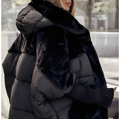 Barbara - Luksuriøs bomberjakke med hætte til kvinder