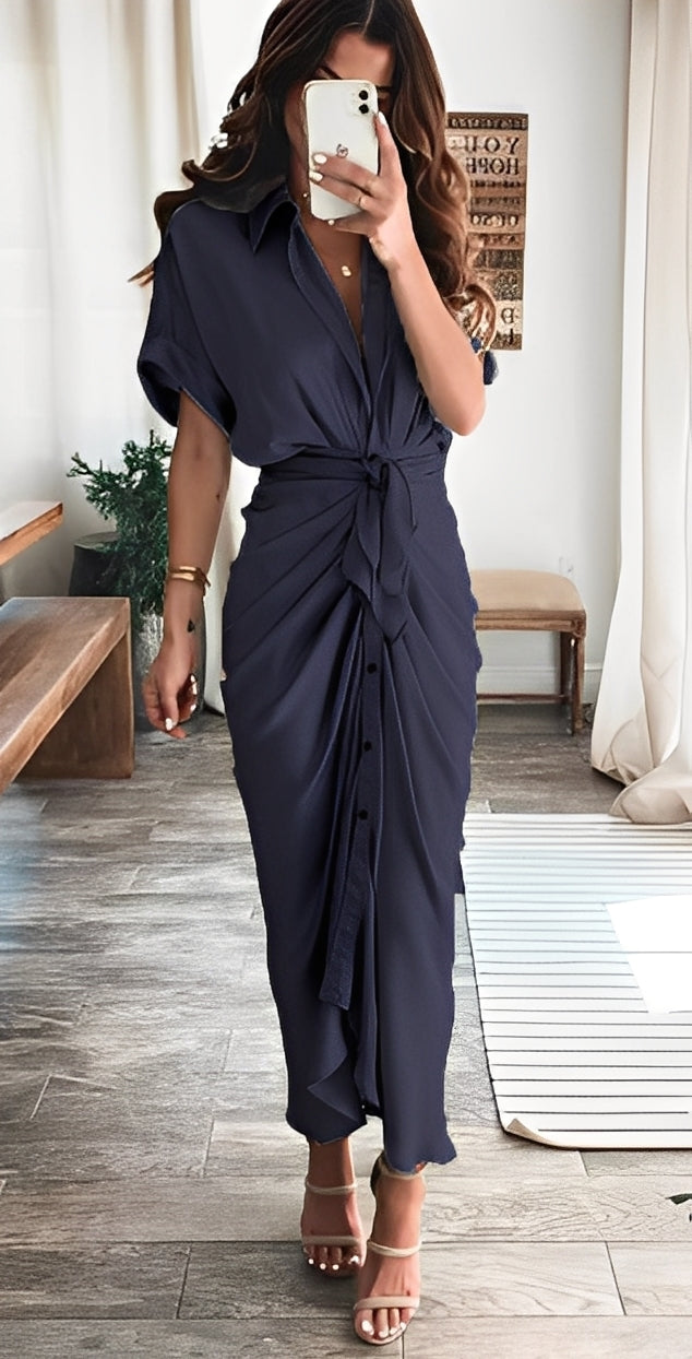 Antoinette - Lang elegant kjole til kvinder