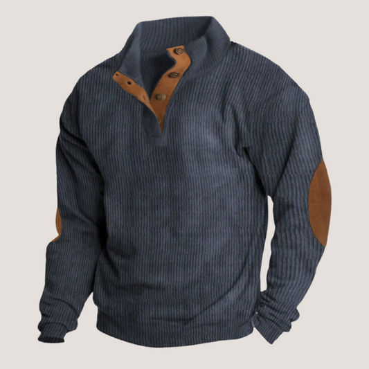 Rico – Strikpullover med Knapper