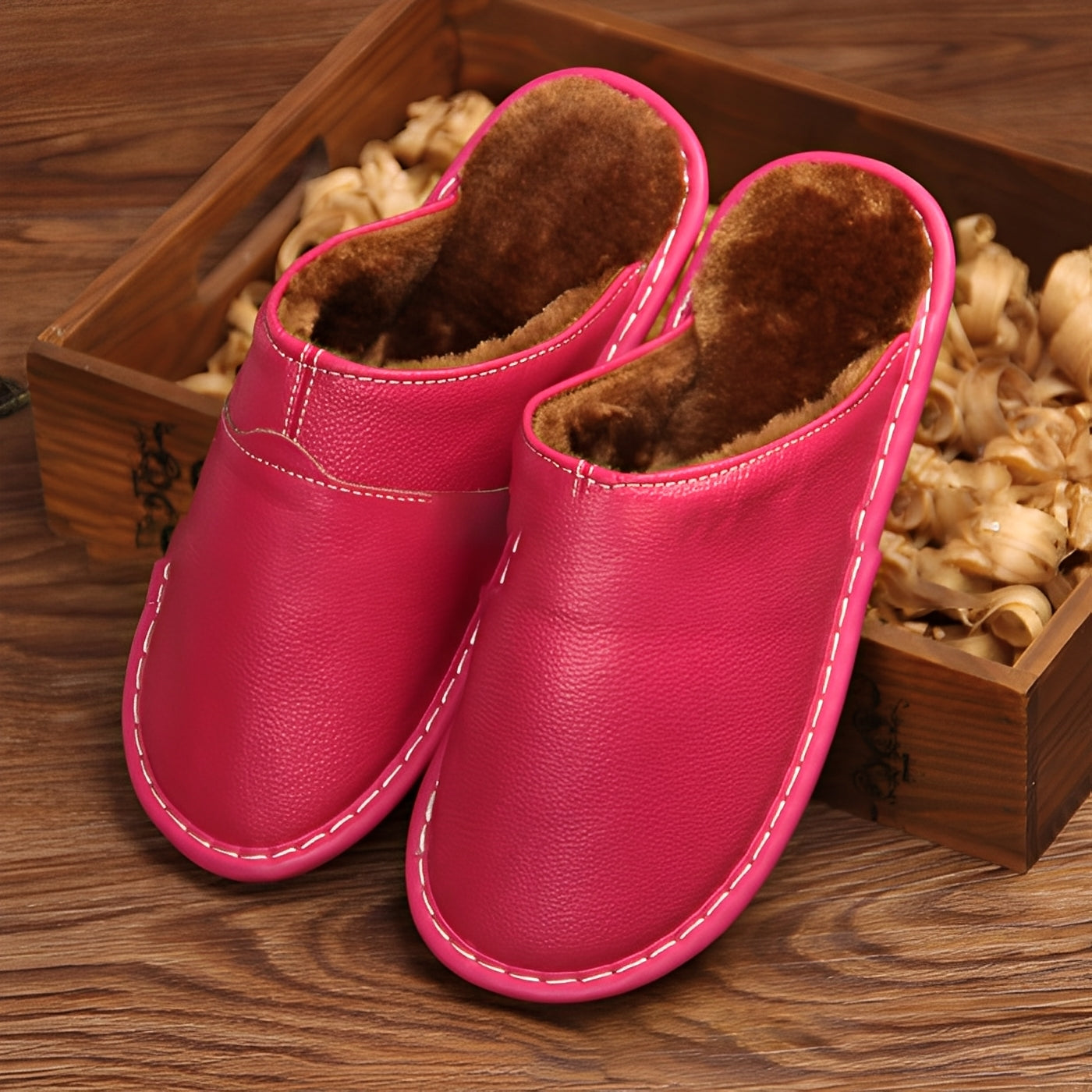 Xavier - Varme bomuldssandaler til mænd