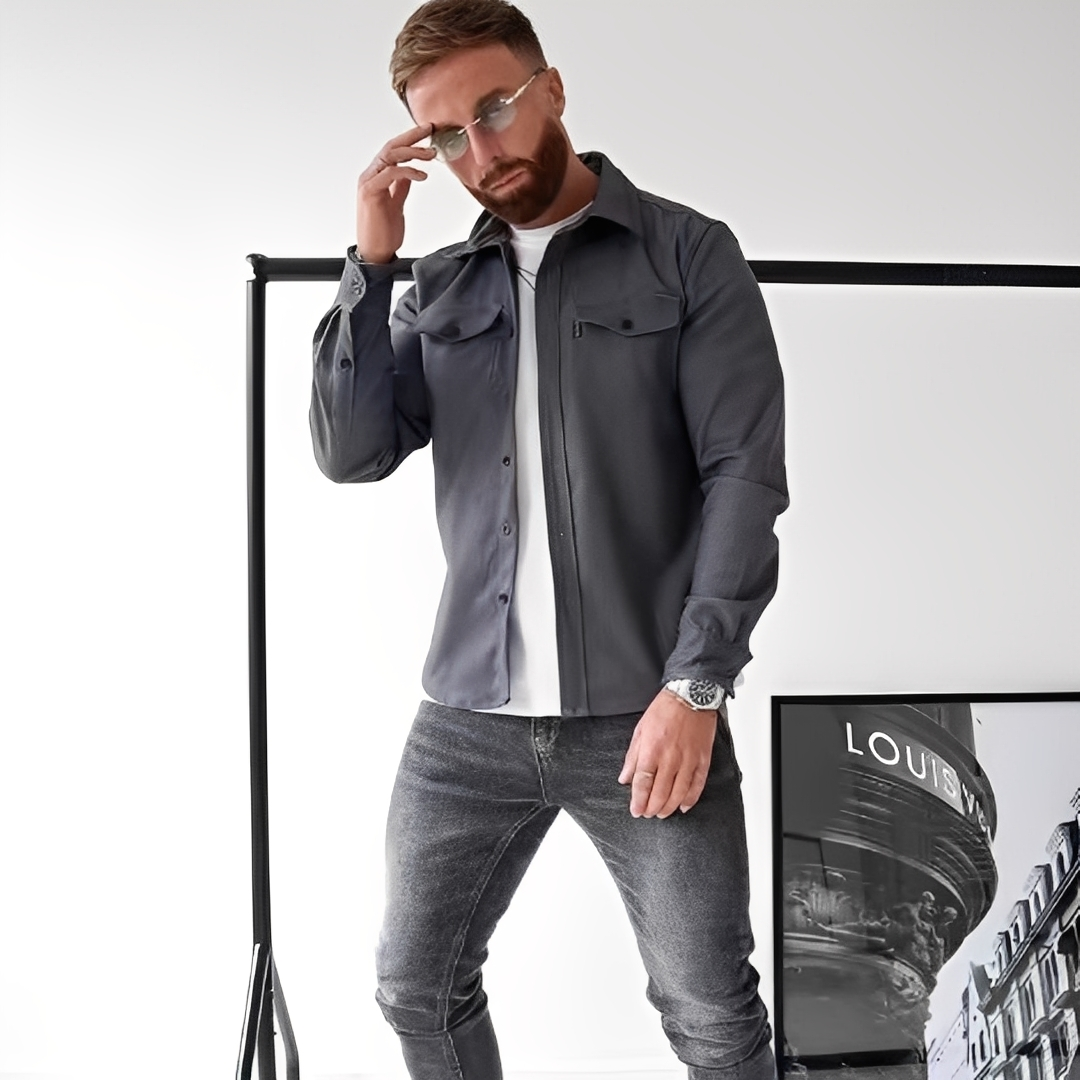 Aadolf - Oversize afslappet jakke til mand