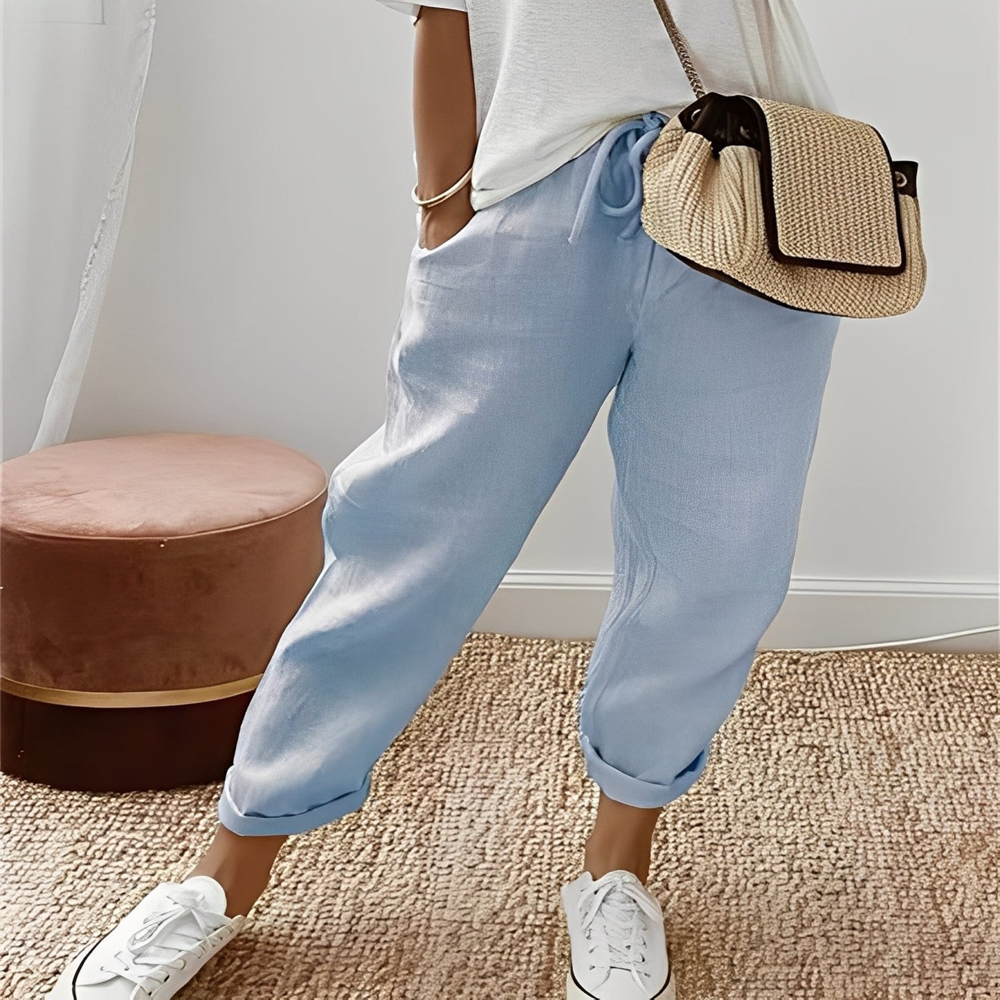 Jacinthe - Behagelige bukser med snor til kvinder