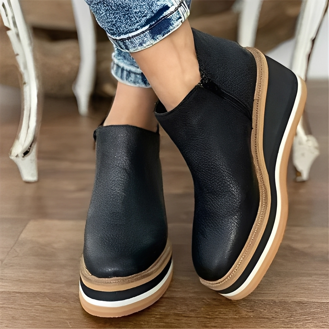 Lyana - Vinterstøvler med lynlås til kvinder