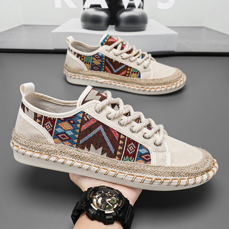Liam - Stilfulde sneakers med print til herrer