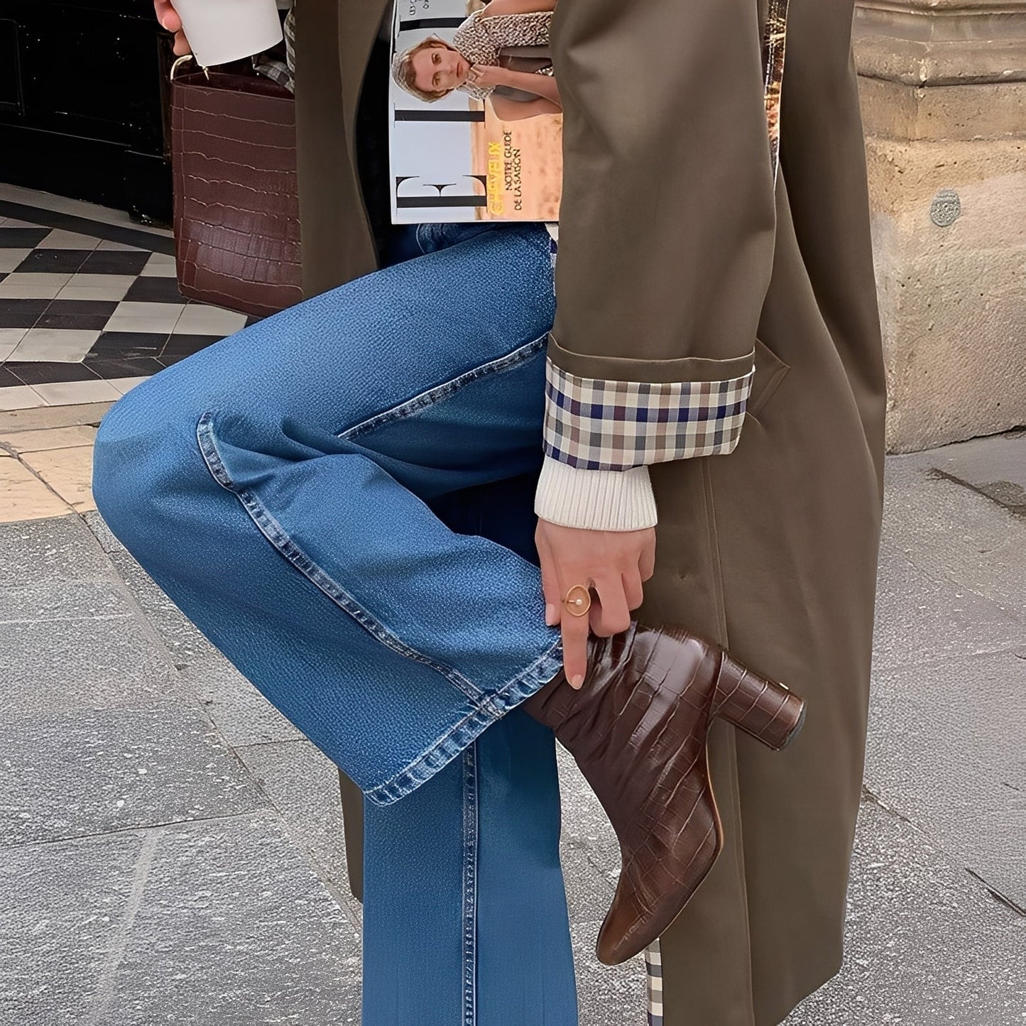 Connie - Moderne lange trenchcoat til damer