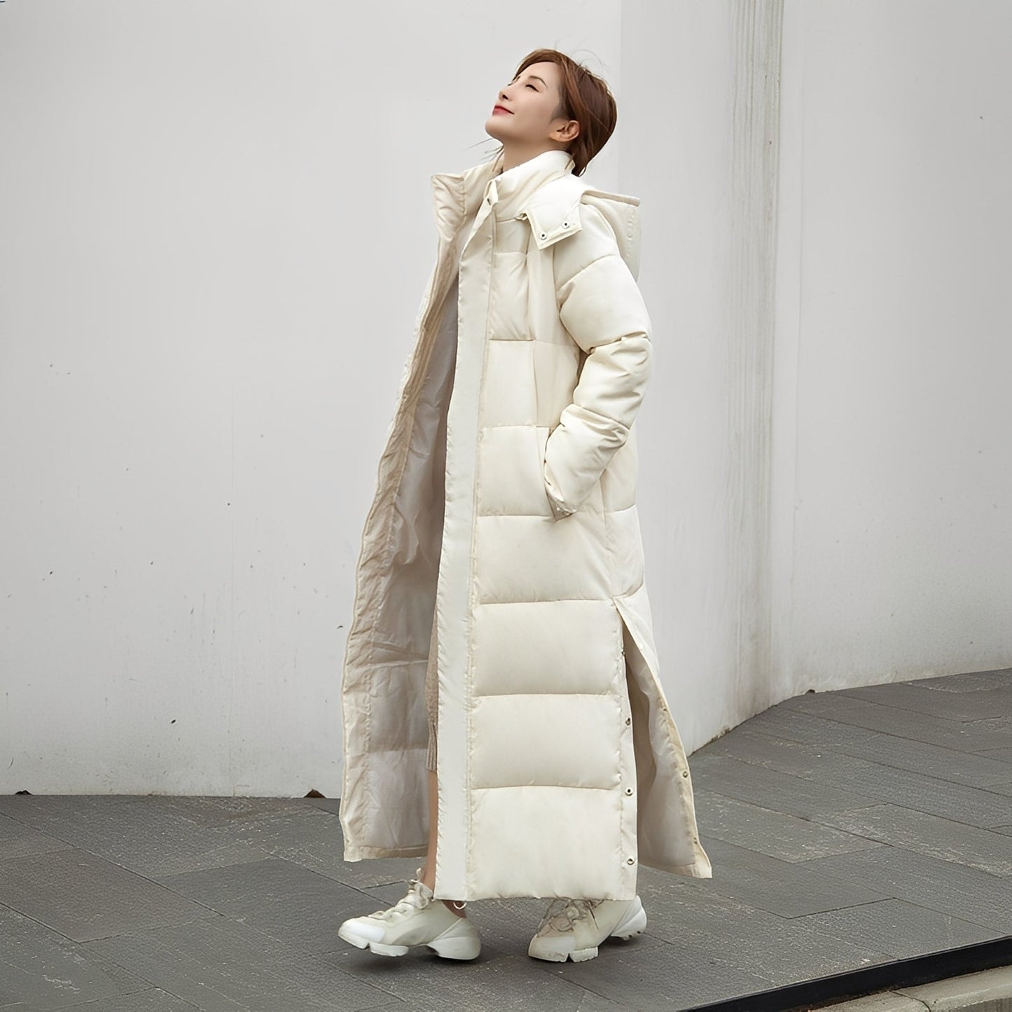 Maylis - Lang vatteret varm vinterfrakke til kvinder