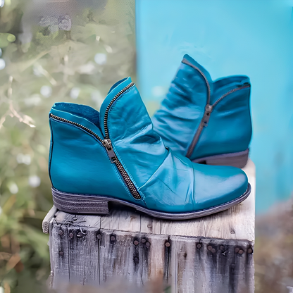 Maïa - Elegante støvler i læder til kvinder