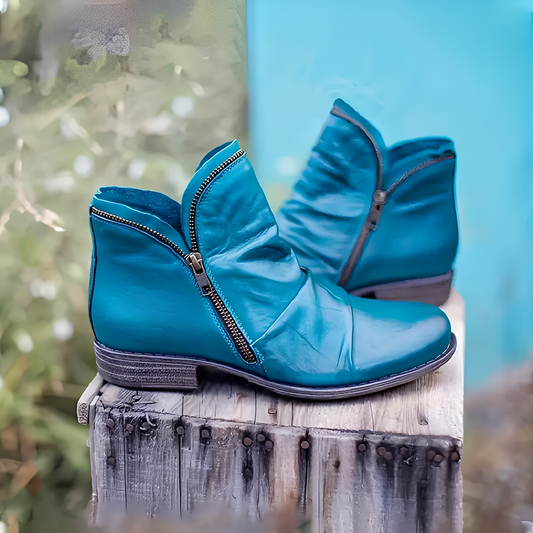 Maïa - Elegante støvler i læder til kvinder