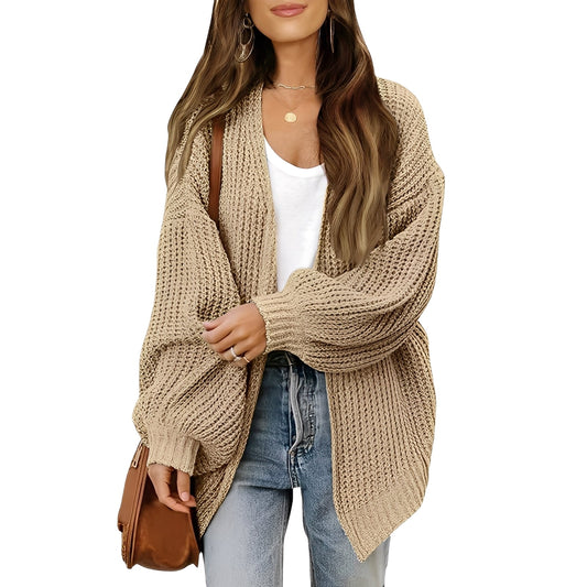 Nelly - Løs cardigan åben foran til kvinder