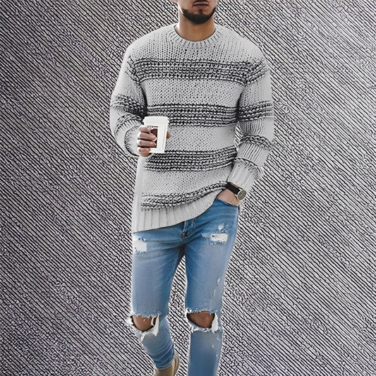 Kenzo - Stribet blød sweater til mænd