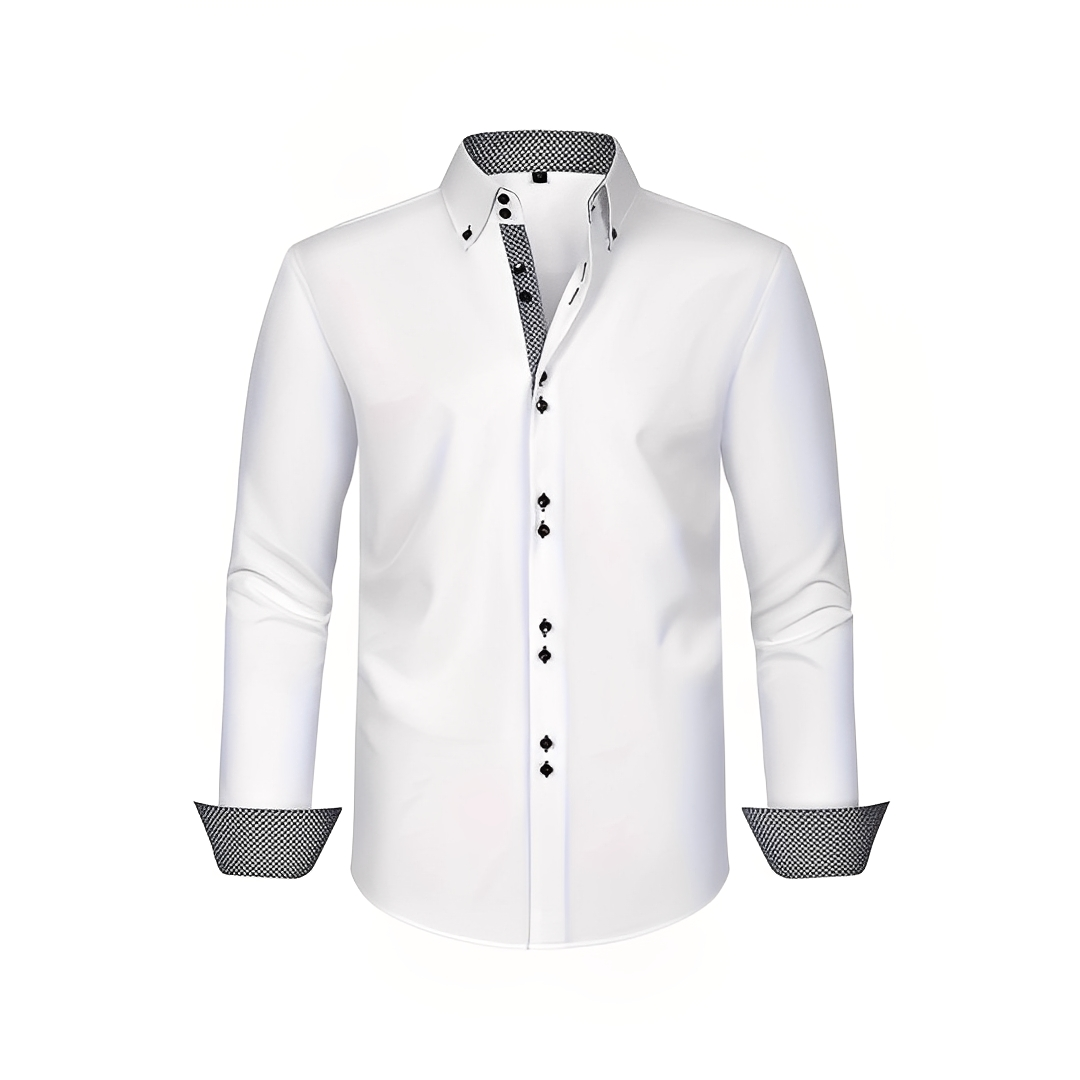 Cirk - Langærmet strækbar polo til mænd