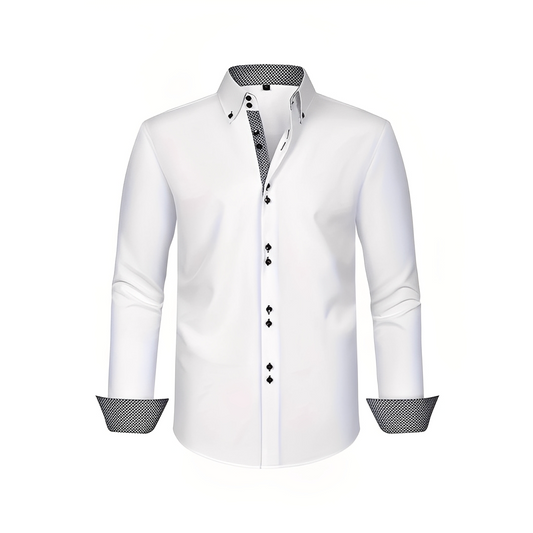 Cirk - Langærmet strækbar polo til mænd