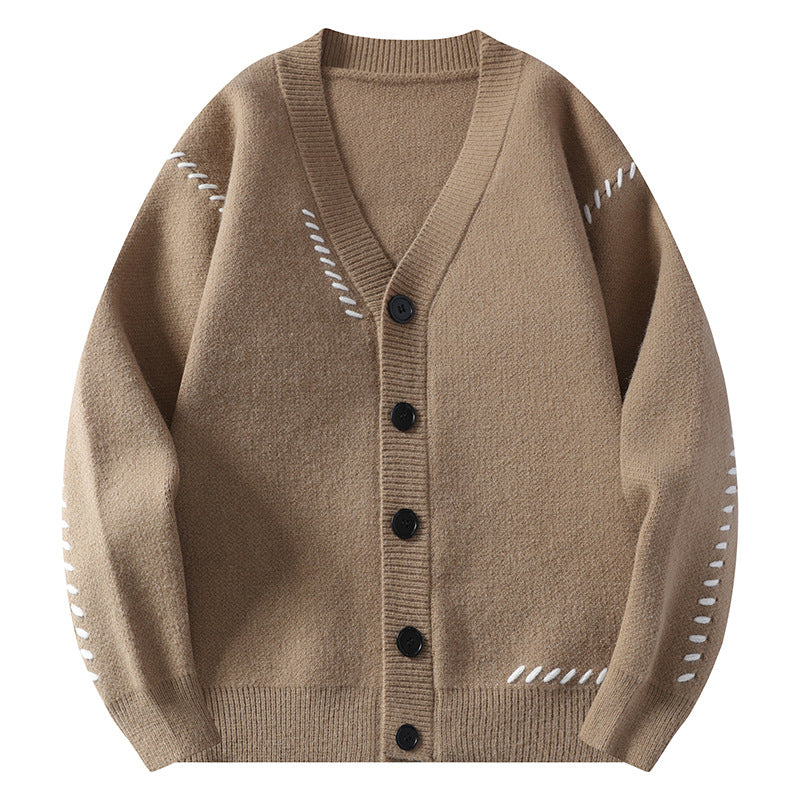 Timothy - Stilfuld sweater med broderimønster til herrer