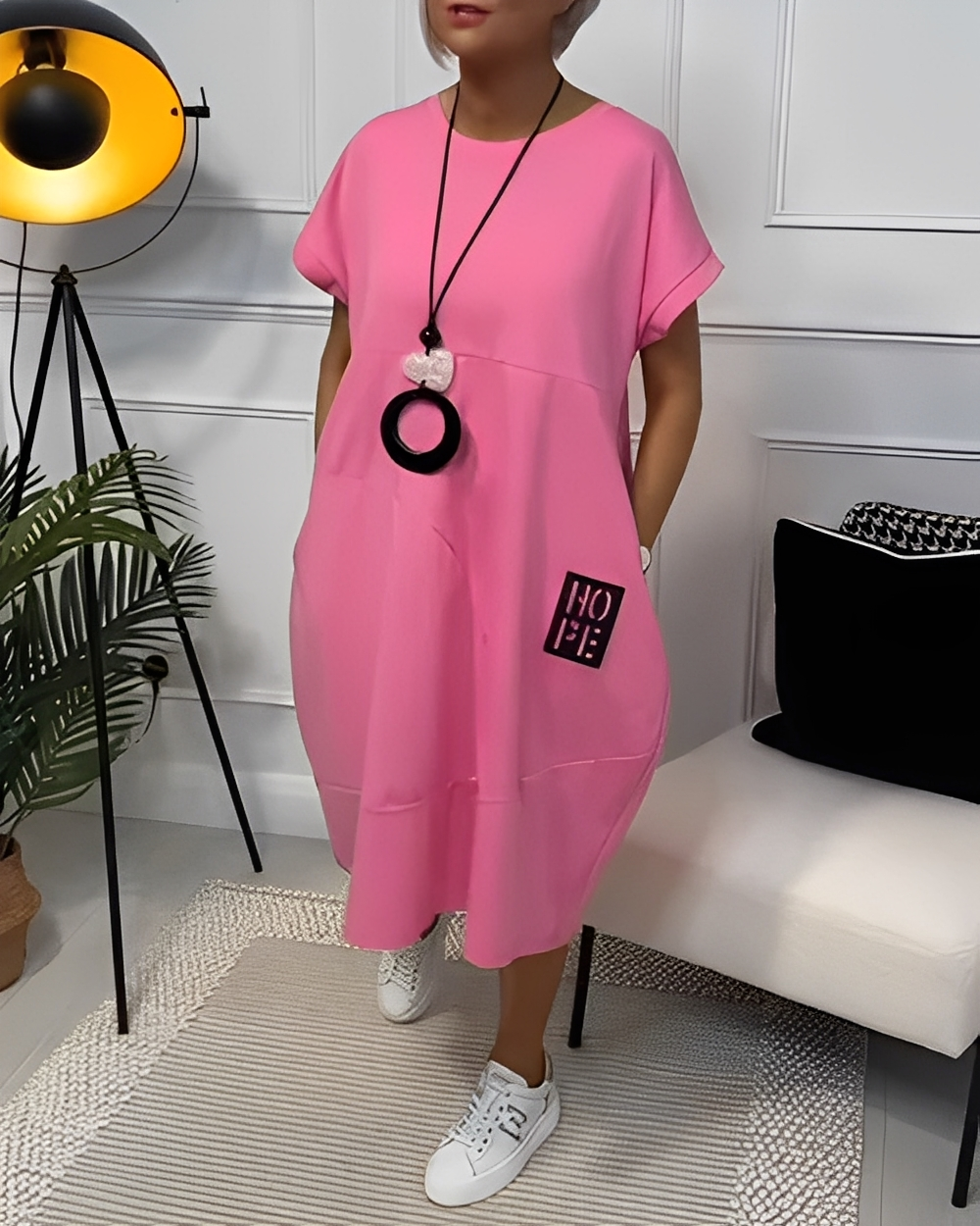 Estelle - Løs enkel kjole til kvinder