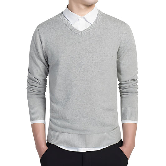 Tom - V-hals cashmere sweater til mænd