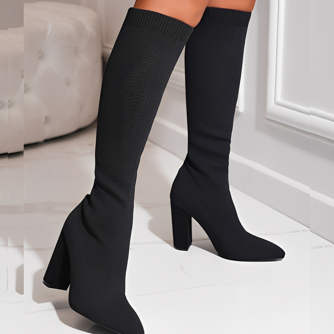 Marilyne - Elegante strikkede støvletter til kvinder