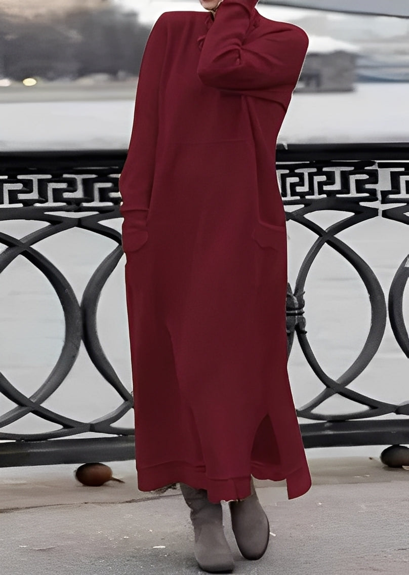 Emma - Stilfuld, løs, varm kjole til damer