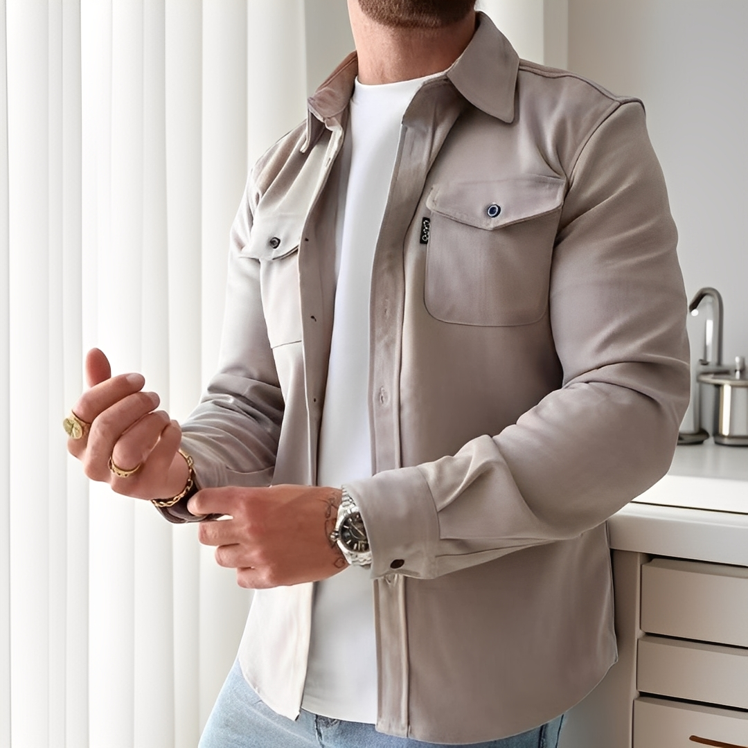 Aadolf - Oversize afslappet jakke til mand