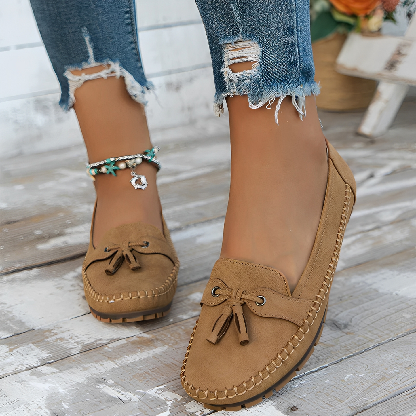 Annikae - Ortopædiske elegante mokkasiner til kvinder