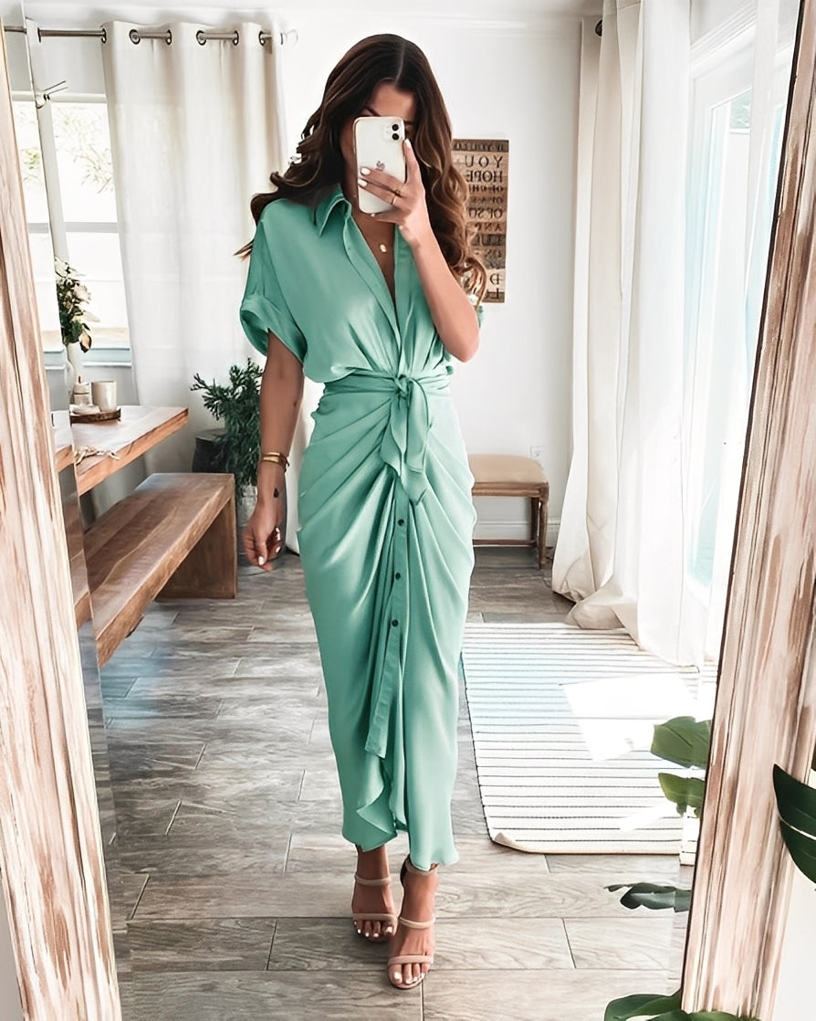 Antoinette - Lang elegant kjole til kvinder