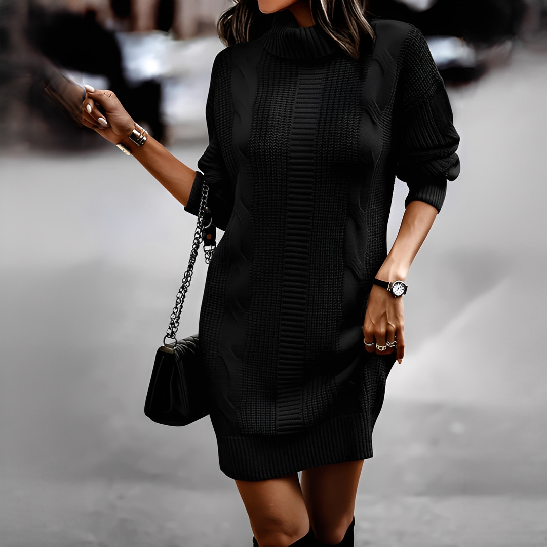 Chenadine - Varm rullekrave-sweater til kvinder, ideel til vinteren