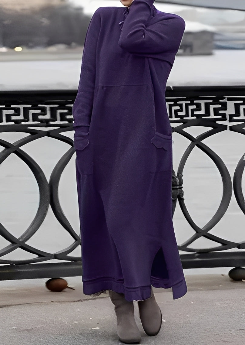 Emma - Stilfuld, løs, varm kjole til damer