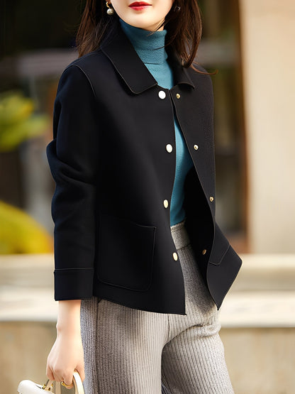 Meade - Elegante, varme Button-Down-jakke til damer