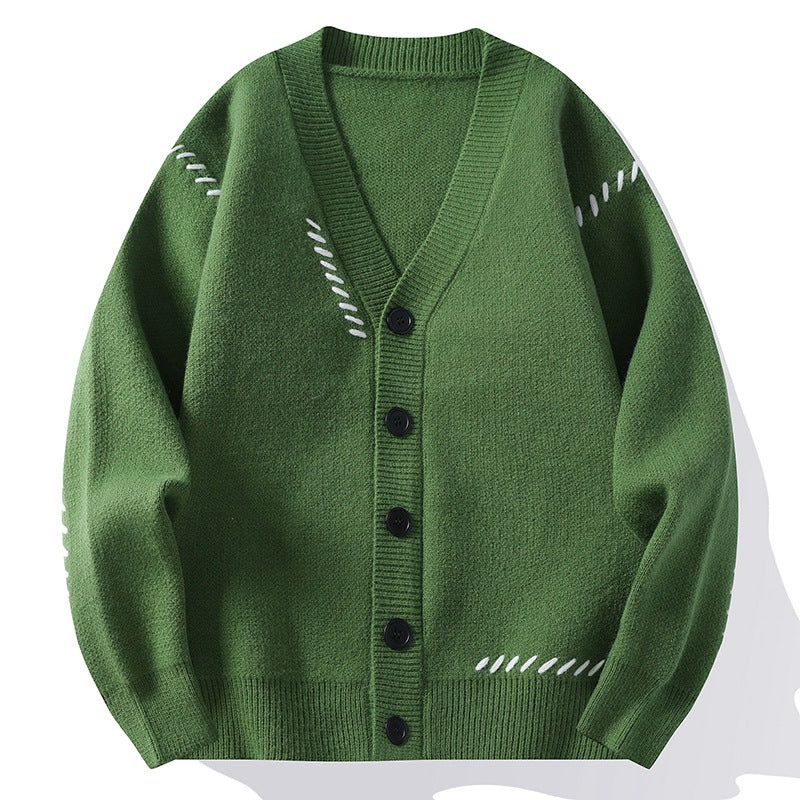 Timothy - Stilfuld sweater med broderimønster til herrer