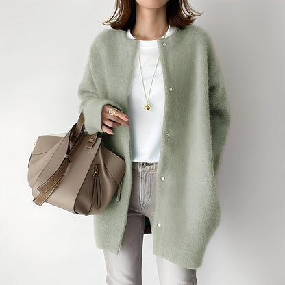 Savanah - Elegant, blød, løst siddende cardigan til damer