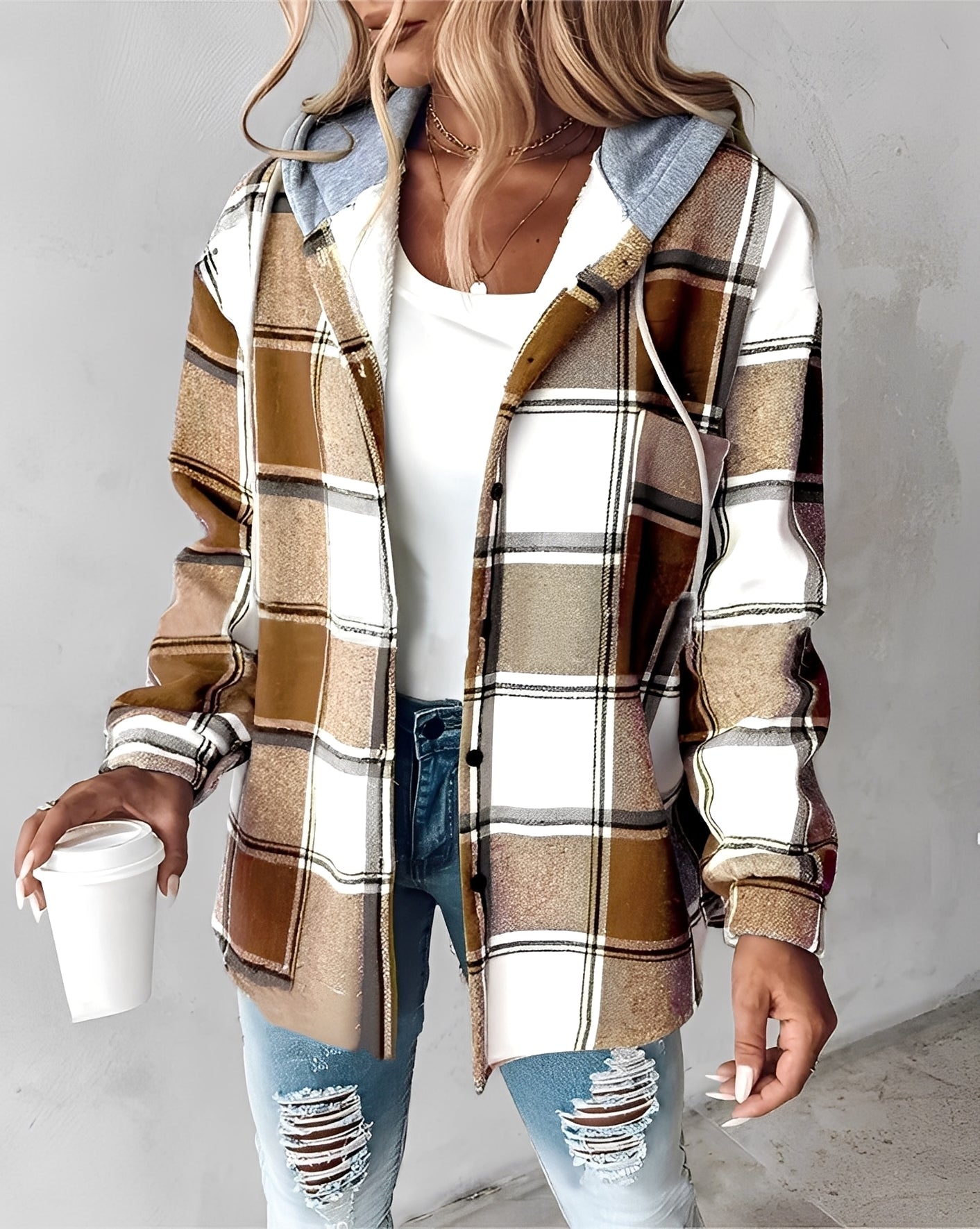 Éliette - Vinterternet hættetrøje til kvinder