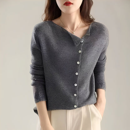 Genève - Elegant strikket cardigan til kvinder