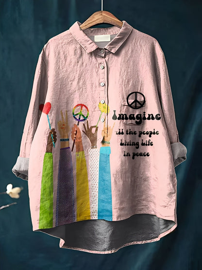 Gwenaël - Klassiske skjorter med lange ærmer til kvinder