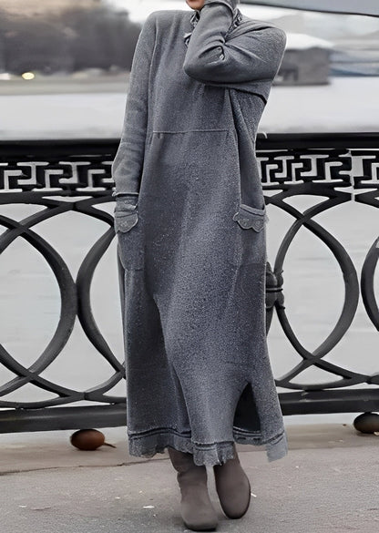 Emma - Stilfuld, løs, varm kjole til damer