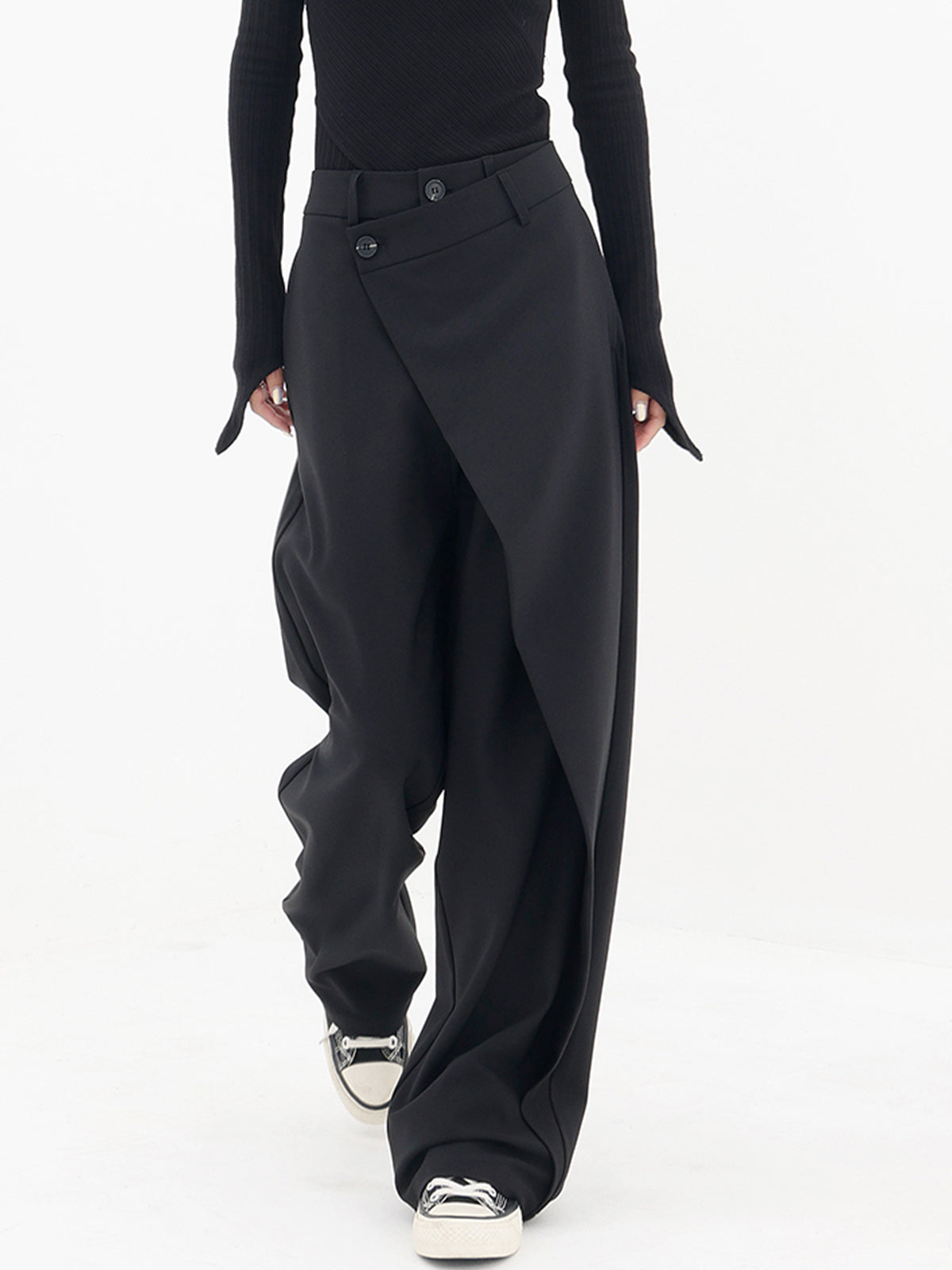 Thalia – Asymmetriske baggy bukser