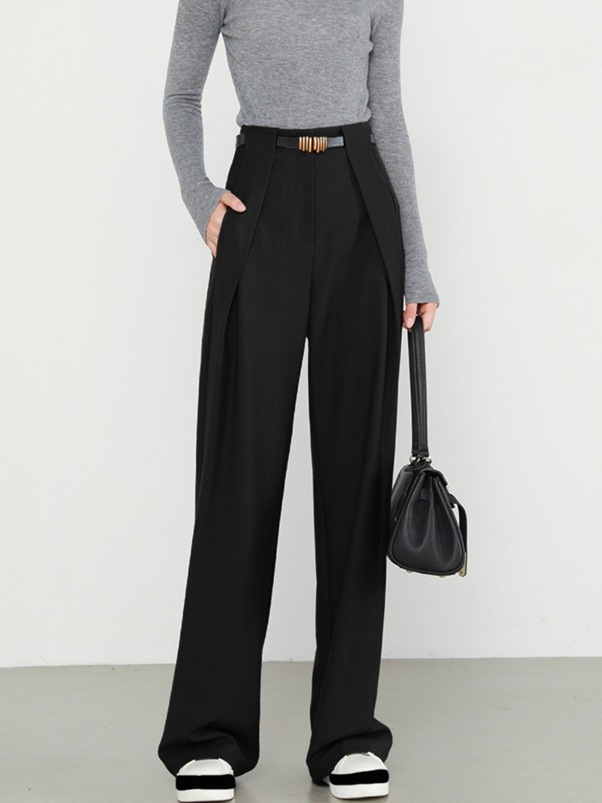 Lina – Gerade Hose med Lommer