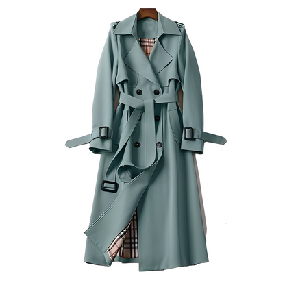 Élodie - Klassisk vinterfrakke med bælte til kvinder