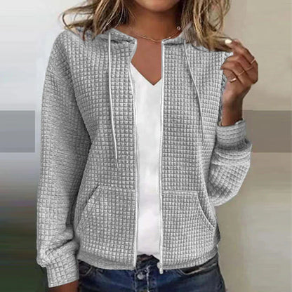 Kristel – Waffelstrik Cardigan