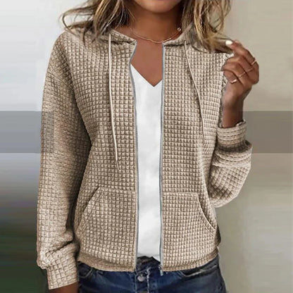 Kristel – Waffelstrik Cardigan