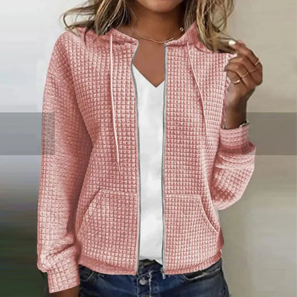 Kristel – Waffelstrik Cardigan