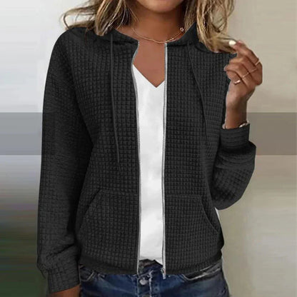 Kristel – Waffelstrik Cardigan