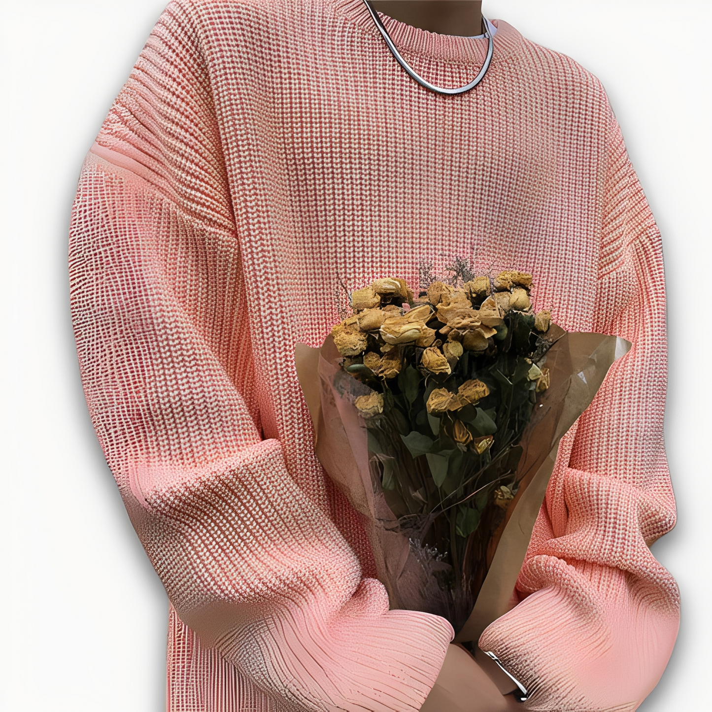 Abdias - Striktrøje oversize til mænd